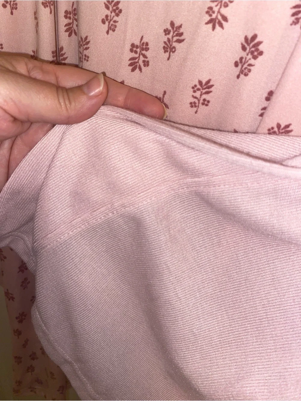 Tahari Pale Pink Floral Slip Nightdress with Matching Open Robe